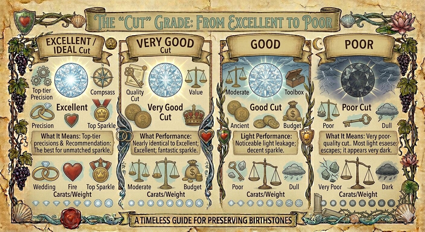 Cut Grades for Round Brilliant Diamonds